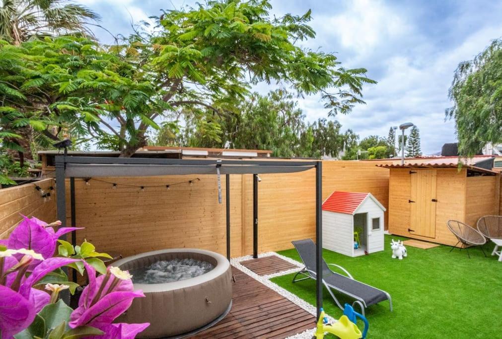 Private Paradise On Cozy Campsite, Jacuzzi, Netflix Las Galletas Bagian luar foto