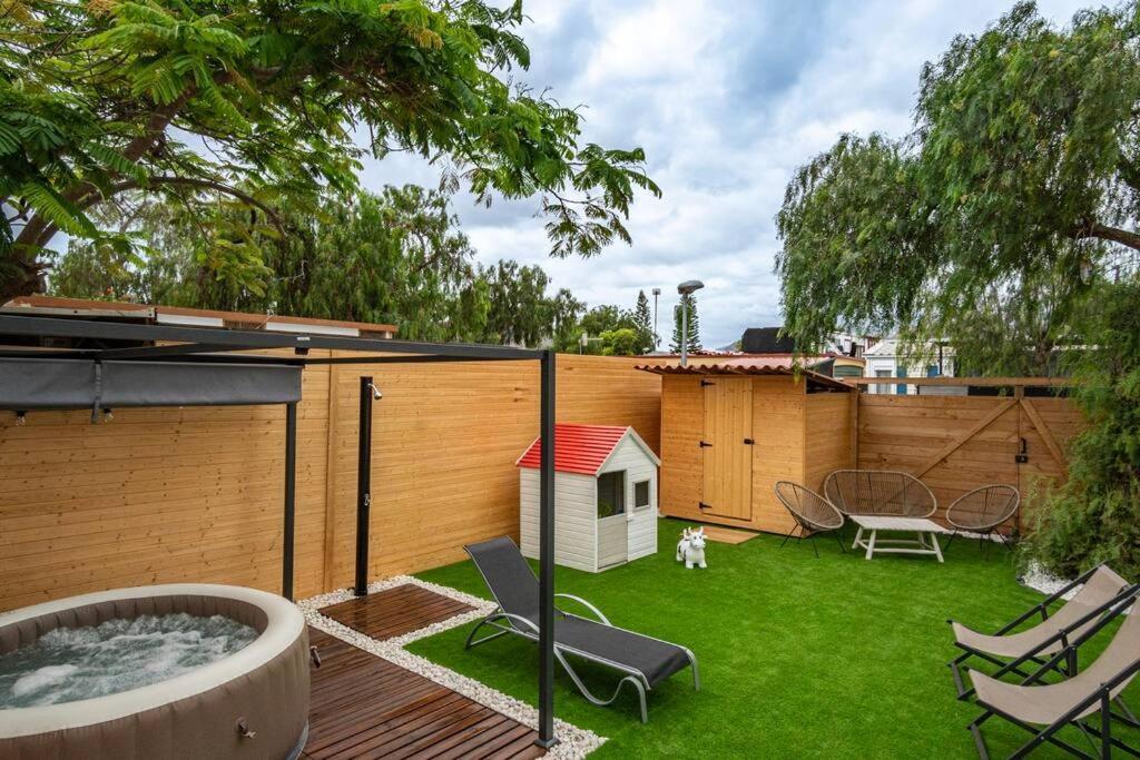 Private Paradise On Cozy Campsite, Jacuzzi, Netflix Las Galletas Bagian luar foto